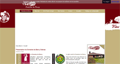 Desktop Screenshot of domaine-du-barvy.com