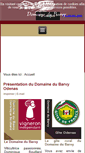 Mobile Screenshot of domaine-du-barvy.com